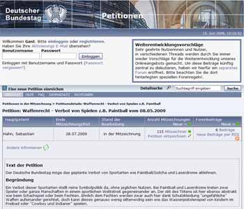 Petitionsseite des Deutschen Bundestags besuchen Petitionsseite des Deutschen Bundestags besuchen